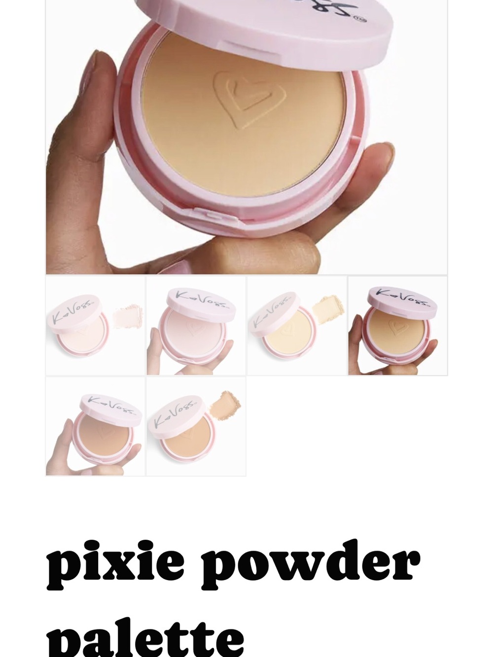 Pixie Powder Palette Pressed Powder - Natural Beige